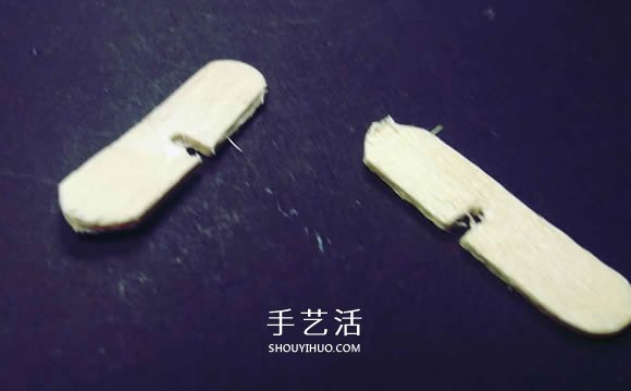 物理小制作：自制冰棍棒橡皮筋动力船的教程