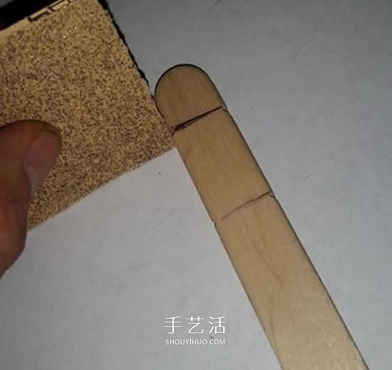 自制雪糕棍弹弓的制作方法图解