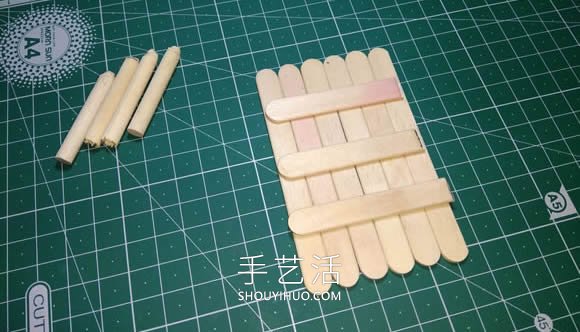 迷你才可爱！用雪糕棍和火柴棍制作桌椅视频