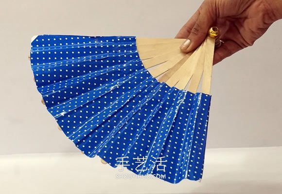 自制传统折纸扇的方法图解教程