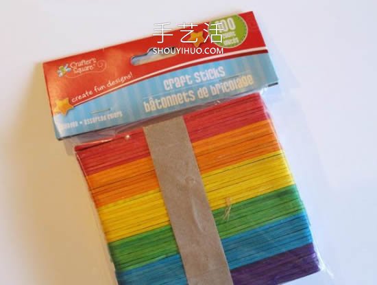 幼儿园手工制作雪糕棍扇子的做法教程