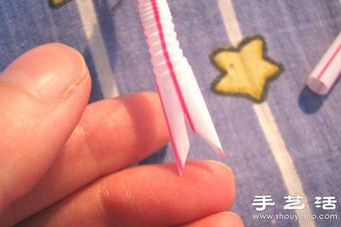 吸管手工制作对虾图解教程