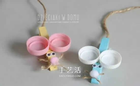 幼儿园小老鼠手工制作 木夹子做老鼠的方法