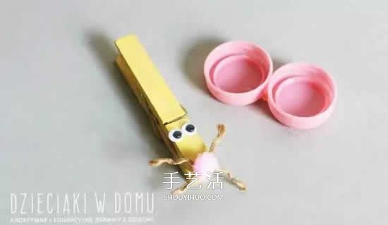 幼儿园小老鼠手工制作 木夹子做老鼠的方法