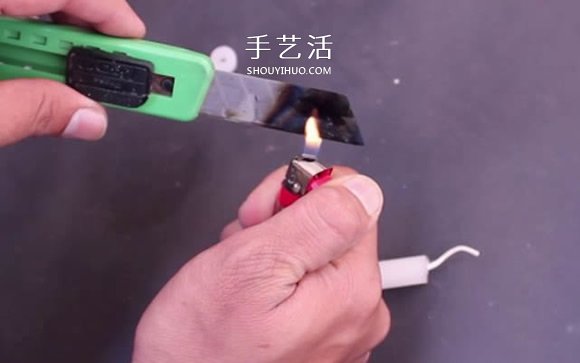 自制两轮橡皮筋动力车玩具的制作方法图解