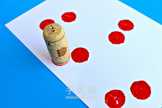 幼儿园手工樱桃创意画的做法教程