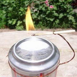 自制取火凹面镜的方法 易拉罐做凹面镜小实验