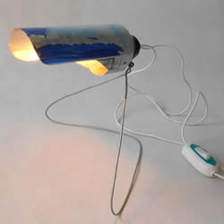 用易拉罐做灯罩 DIY制作简易台灯的方法教程