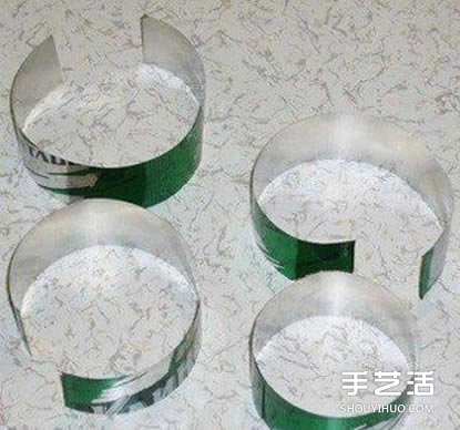 自制饼干模具的方法 易拉罐废物利用DIY烘焙模具