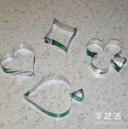 自制饼干模具的方法 易拉罐废物利用DIY烘焙模具