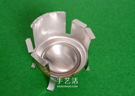 简单易拉罐椅子做法 小手工艺品椅子DIY制作