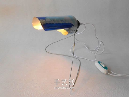 用易拉罐做灯罩 DIY制作简易台灯的方法教程