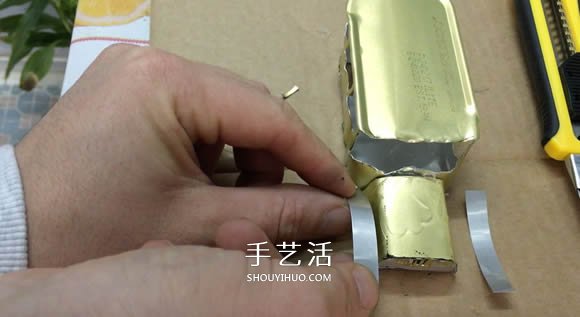 易拉罐手工制作吉普车模型图解教程