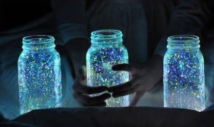 美轮美奂的星空玻璃瓶DIY制作教程