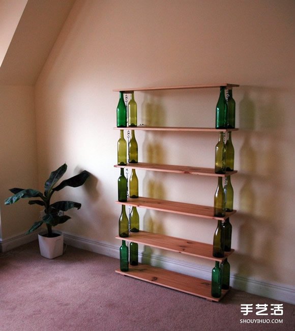 红酒瓶废物利用的方法 DIY好玩实用家居用品