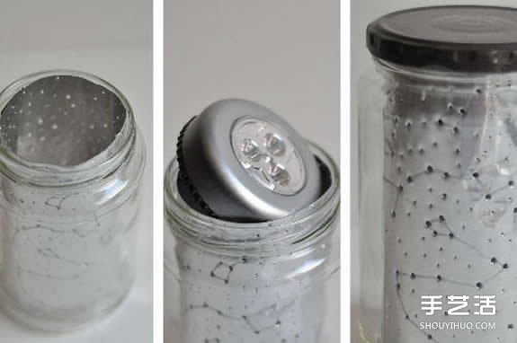 星光瓶制作方法 玻璃瓶做星光瓶过程步骤图解