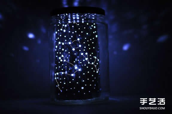 星光瓶制作方法 玻璃瓶做星光瓶过程步骤图解