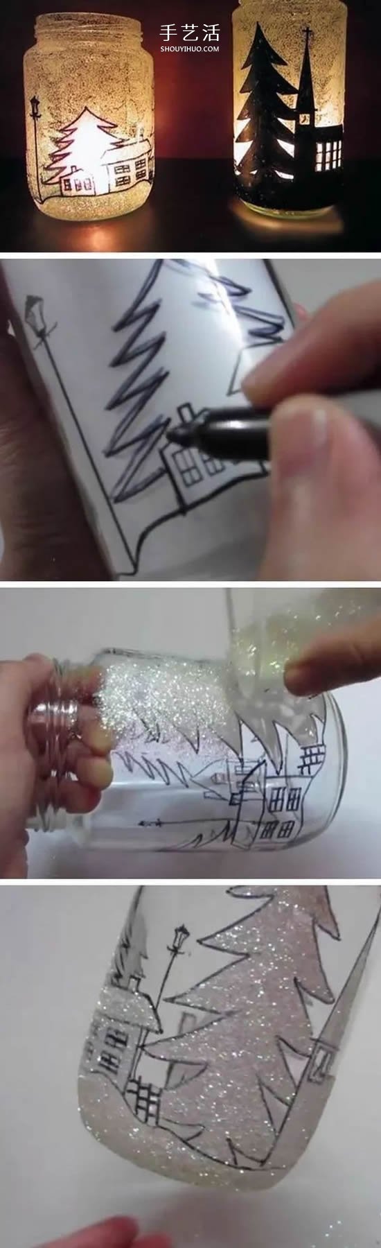 自己动手DIY 漂亮玻璃瓶改造让你舍不得丢掉！