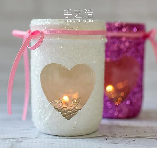 15件迷人的情人节玻璃罐礼物DIY教程