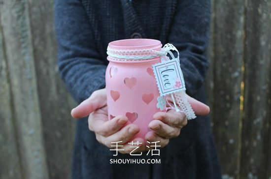 15件迷人的情人节玻璃罐礼物DIY教程