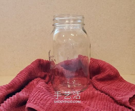 玻璃罐废物利用手工制作南瓜灯笼的做法教程