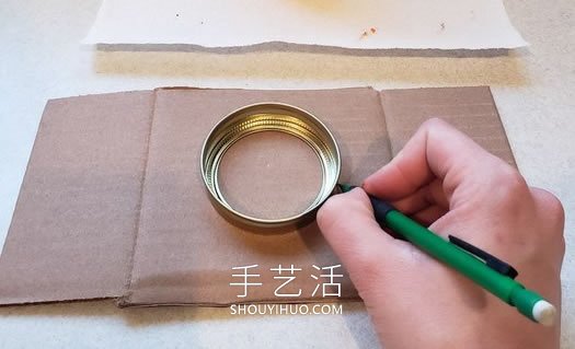 玻璃罐废物利用手工制作南瓜灯笼的做法教程