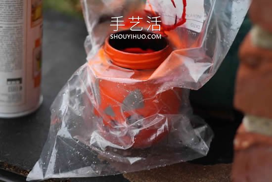 玻璃罐手工制作南瓜灯的简单做法教程