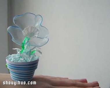 雪碧塑料瓶变废为宝DIY手工制作手工塑料花