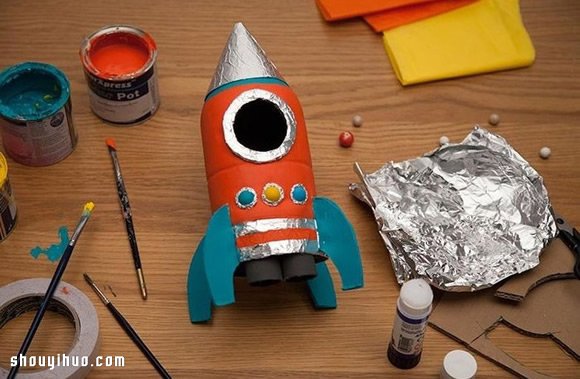 儿童玩具航天飞机的制作方法图解教程