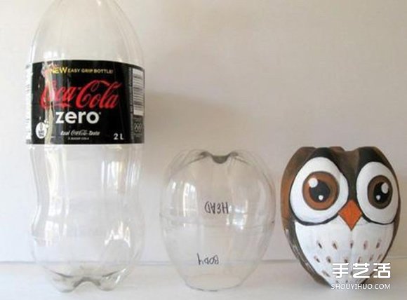 可乐瓶做猫头鹰的方法 儿童猫头鹰手工制作
