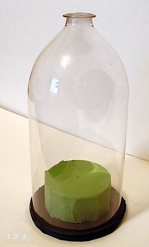 自制收藏钟罩的方法 塑料瓶做钟罩图解教程