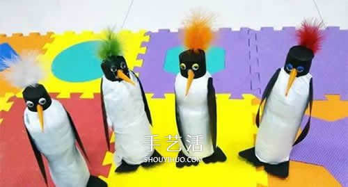 幼儿园手工小动物图片 用塑料瓶做可爱的动物