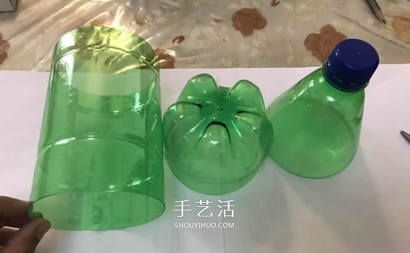 雪碧瓶手工制作万圣节女巫屋图解教程