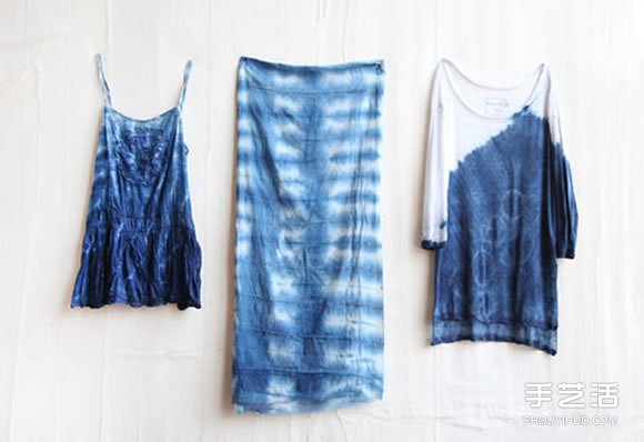 衣服靛蓝染色方法步骤 靛蓝染色衣物DIY图解 