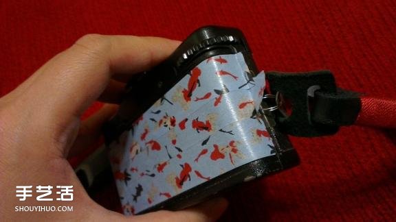 旧相机改造翻新DIY 胶带纸改造相机的方法