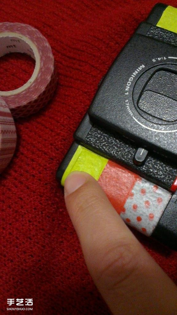 旧相机改造翻新DIY 胶带纸改造相机的方法