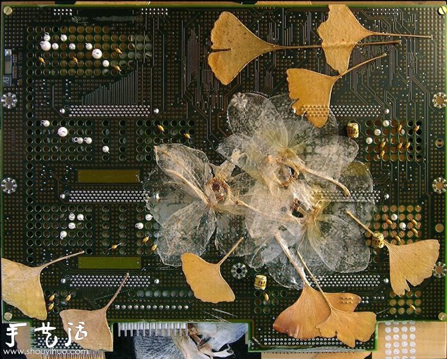 电子垃圾DIY环保艺术画
