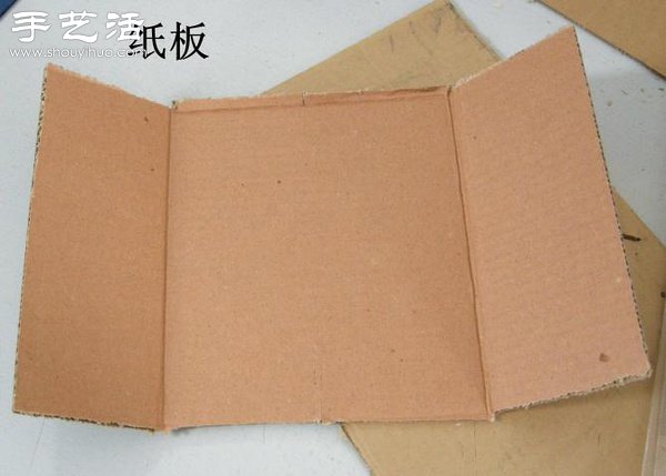 硬纸板废物利用DIY精致收纳柜