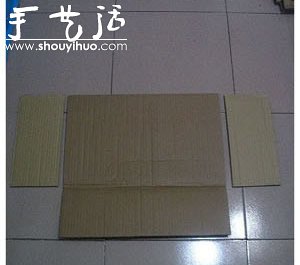 硬纸板DIY手工制作鞋柜的教程