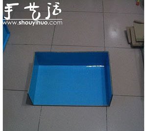 硬纸板DIY手工制作鞋柜的教程