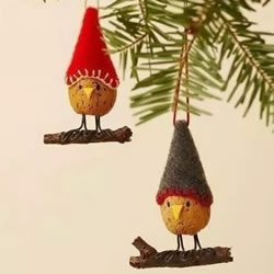 圣诞节主题小挂件DIY 坚果果壳制作圣诞挂饰
