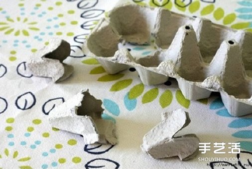 蛋托玫瑰花装饰手工制作 即使婚礼上都可以用