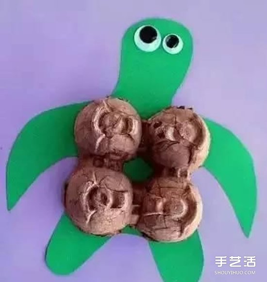 蛋托手工制作大全图片 幼儿园蛋托DIY小制作