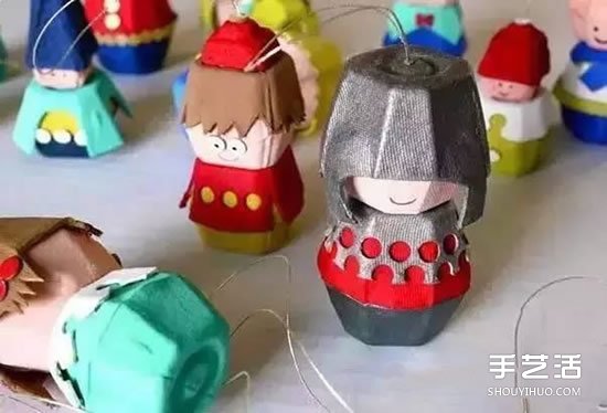 蛋托手工制作大全图片 幼儿园蛋托DIY小制作