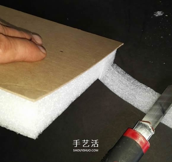 用泡沫板做双体帆船的制作方法图解教程