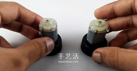 旧鼠标手工制作电动玩具车的教程