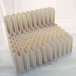 纸片制作的椅子