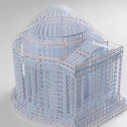 账簿纸DIY宏伟壮观的建筑物模型
