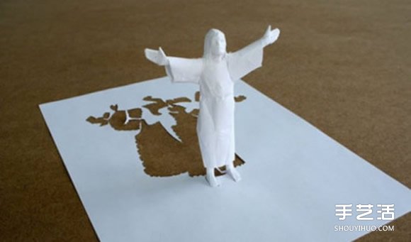 A4纸雕塑作品图片 精致的A4纸模型图片欣赏