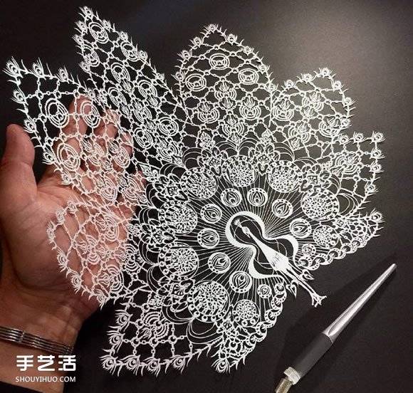 纸雕艺术家Mr.Riu作品 美翻了的手工纸艺图片